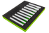 VIM Tools EDM400A 9-piece socket set in black and green foam tray, angled side view
