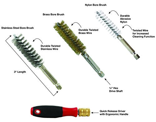 IPA Tools 8001D 36-Piece Original Bore Brush Set - MPR Tools & Equipment