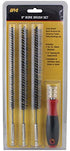 IPA Tools 8083 9" Stainless Steel Bore Brush Set with Driver Handle - MPR Tools & Equipment