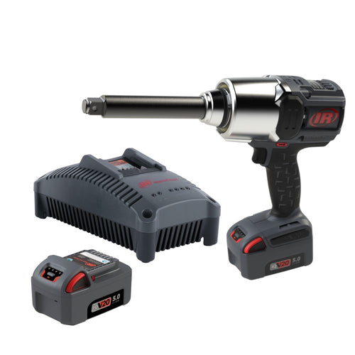 Ingersoll Rand W8571-K2 3/4" 20V High Torque Impact Wrench, 2 Battery Kit, 6" Extended Anvil + FREE Esso 50$ Gift Card