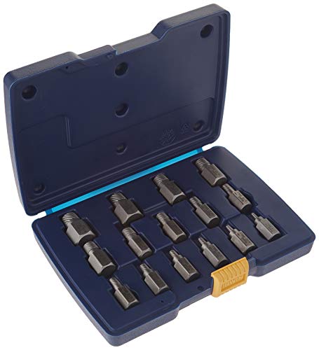 IRWIN 53228 15 piece Multi Spline Extractor Set, Model:HAN53228 - MPR Tools & Equipment