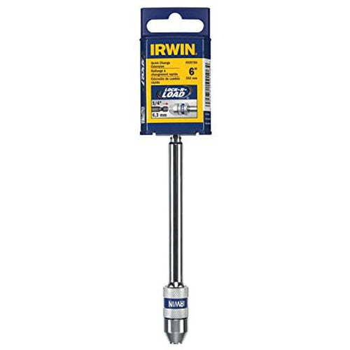 IRWIN Tools 6-Inch SPEEDBOR Lock N' Load Quick Change Bit Holder (4935704) - MPR Tools & Equipment