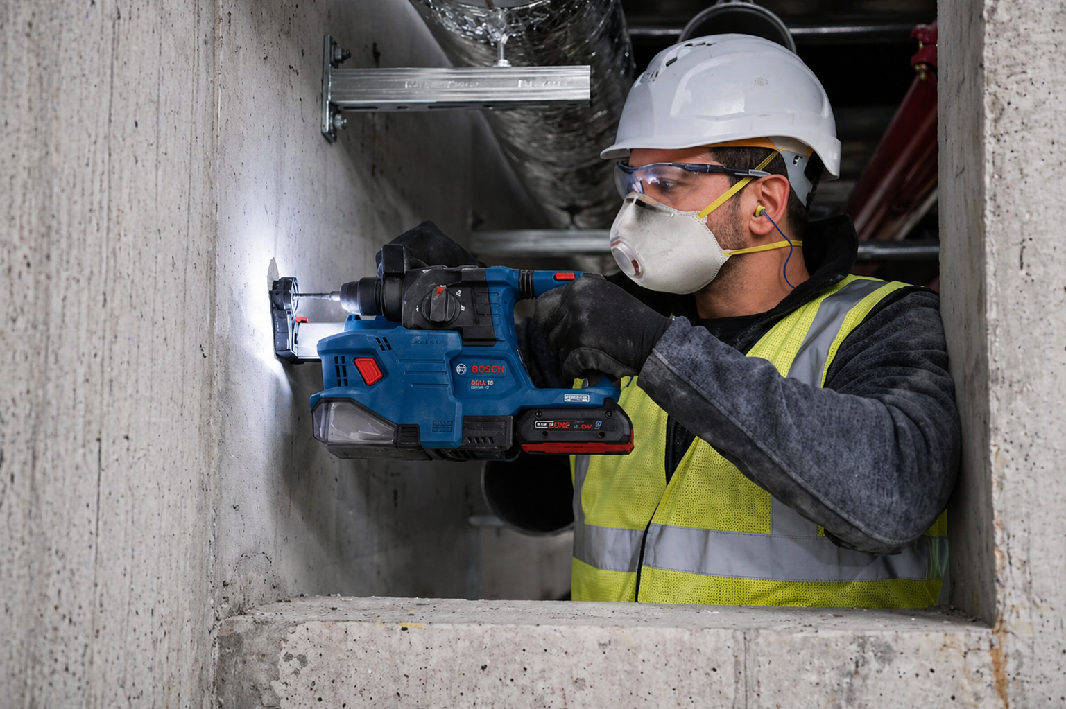 Bosch GBH18V-22N 18V Brushless SDS-plus® Bulldog™ 3/4 In. Rotary Hammer (Bare Tool)