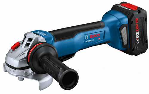 Bosch GWS18V-10PB14 18V Brushless 4-1/2 – 5 In. Angle Grinder Kit with No Lock-On Paddle Switch and (1) CORE18V® 8 Ah High Power Battery