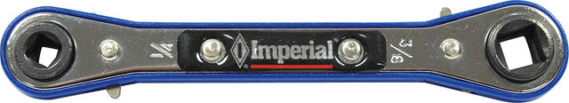 Imperial Eastman 126C Economy Compressor Access Valve Wrench, 1/4", 3/8", 3/16" And 5/16" Square Drives - MPR Tools & Equipment