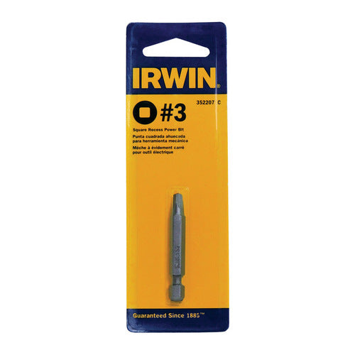 Irwin 3522071C #3 Square Recess Power Bit 1-15/16" - MPR Tools & Equipment