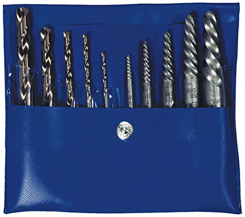 Irwin Tools 11118 10 Piece Set Spiral Flute Screw Extractors with Jobber Length Cobalt Drill Bits - MPR Tools & Equipment