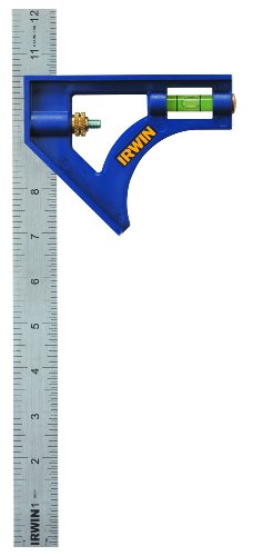 Irwin Tools 1794470 Combination Square ABS-Body Blue 12-Inch - MPR Tools & Equipment