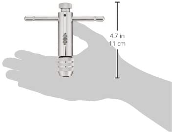 Irwin Tools 21202 T-Handle ratcheting Tap Wrench for Tap Sizes 1/4-Inch to 1/2-Inch. Carded - MPR Tools & Equipment