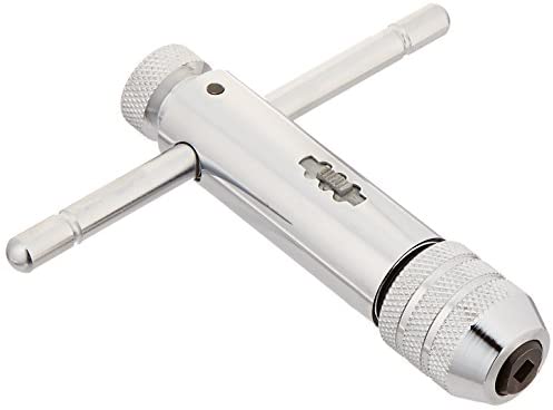 Irwin Tools 21202 T-Handle ratcheting Tap Wrench for Tap Sizes 1/4-Inch to 1/2-Inch. Carded - MPR Tools & Equipment