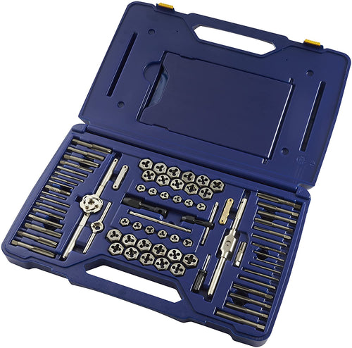 Irwin Tools 26377 117-Piece Machine Screwith Fractional/Metric Tap and Hex Die Set with Drill Bit Set - MPR Tools & Equipment