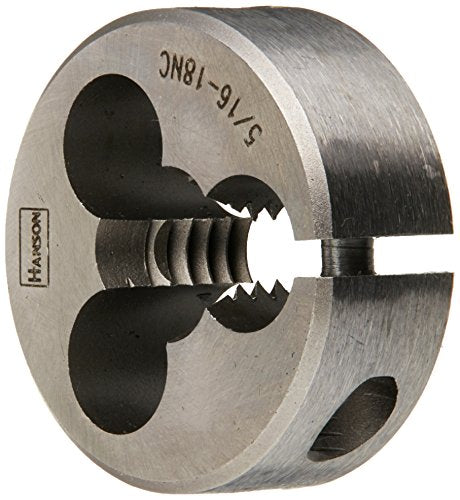 Irwin Tools 3827 Irwin Made In USA 5/16-18 NC 1" O.D. USA Carbon Adj Round Die - MPR Tools & Equipment