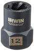 Irwin Tools 53906 Irwin Tools Industrial Tool Co. HA53906 12mm Extractor with .38 in.Drive - MPR Tools & Equipment