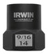 Irwin Tools 53909 Accessories, Impact Bolt Grip 9/16"/14mm 3/8 Dr - MPR Tools & Equipment