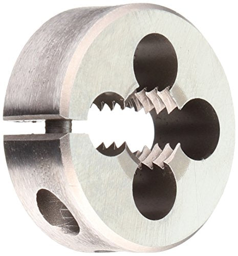 Irwin Tools Hanson® 3834 Irwin High Carbon Steel Round Fractional Dies - Die 3/8-16 1 Adj Rd - MPR Tools & Equipment