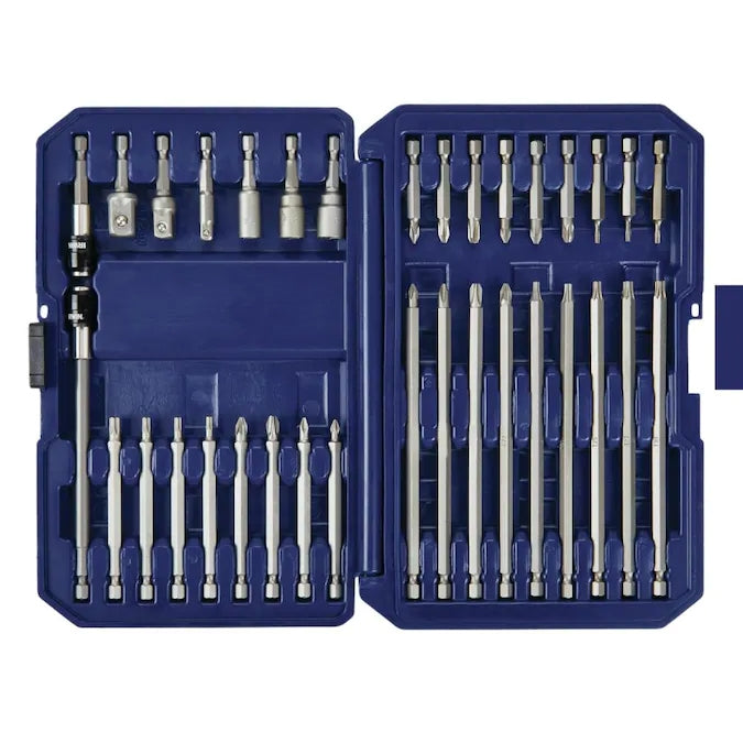 Irwin Tools IWAF1234 34pc Power Screwdriver Bit Set - Phillips, Torx, Pozidriv Point - MPR Tools & Equipment