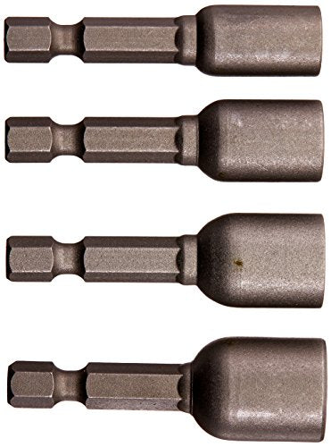 Irwin Tools IWAF242-4 Magnetic Nutsetter 1-7/8-Inch, 4 Piece Set - MPR Tools & Equipment