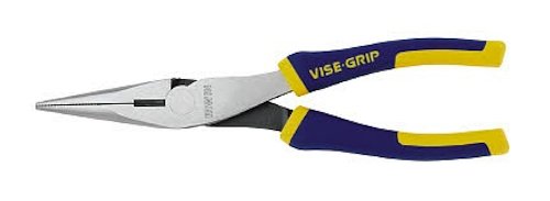 Irwin Tools Tools VISE-GRIP Long Nose Pliers with Wire Cutter, 8-Inch (2078218) - MPR Tools & Equipment