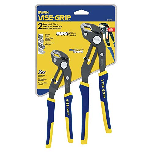 Irwin Tools Vise-Grip 2078709 2-Piece GrooveLock Pliers Set - MPR Tools & Equipment