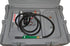 JDI-AFT58LP Diesel Carrytank interior top-down view showing 12V fuel transfer pump, delivery hose, and dispensing nozzle