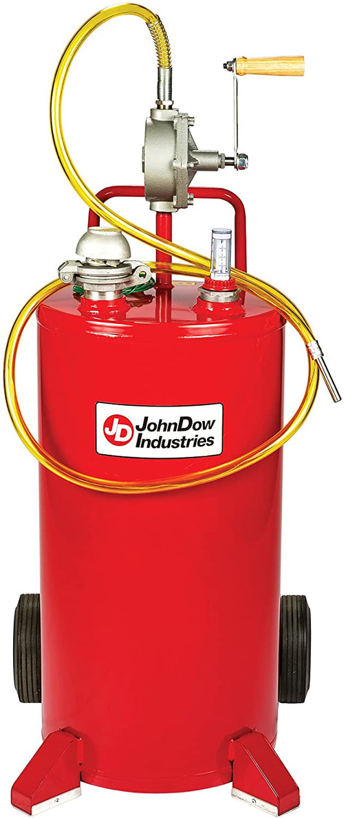 John Dow Industries FC-25GC UL Listed 25 Gallon Steel Gas Caddy, Red - MPR Tools & Equipment