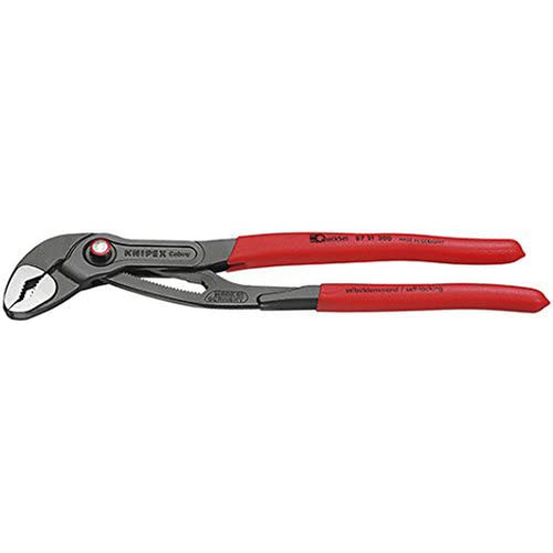 KNIPEX Tools - Cobra QuickSet Pump Pliers (8721300SBA) - MPR Tools & Equipment