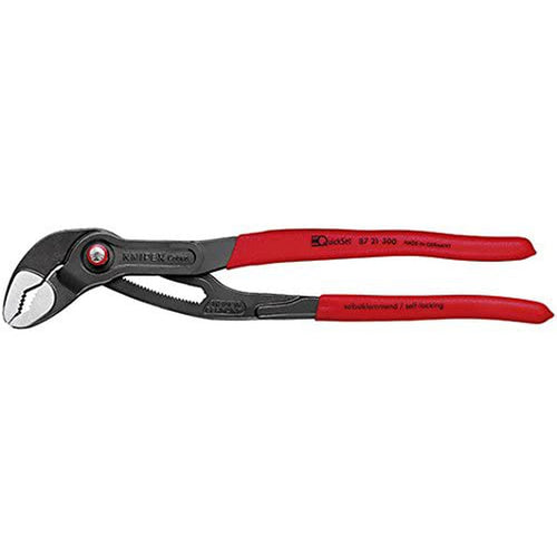 KNIPEX Tools - Cobra QuickSet Pump Pliers (8721300SBA) - MPR Tools & Equipment