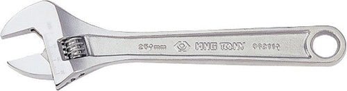 King Tony 3611-12RQ Adjustable Wrench 12" SAE+Metric Satin - MPR Tools & Equipment