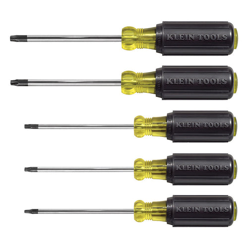 Klein Tools 19555 5 PC TORX SCREWDRIVER SET - MPR Tools & Equipment