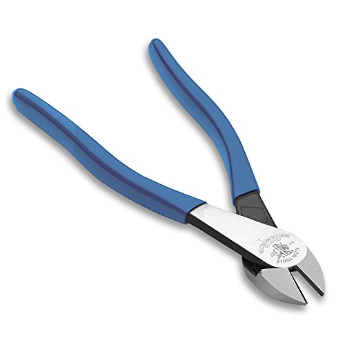 Klein Tools D2000-48 Pliers, Linemans Diagonal Cutting Pliers with Angled Head and High Leverage Design, 8-Inch - MPR Tools & Equipment