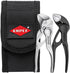 Knipex 00 20 72 V04 XS 2pc Mini Pliers Set in Belt Pouch - MPR Tools & Equipment