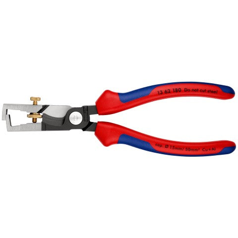 Knipex 13 62 180 Strix Insulation Strippers With Cable Shears - MPR Tools & Equipment