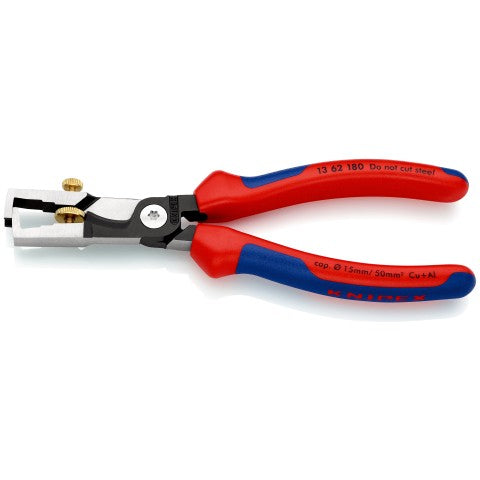 Knipex 13 62 180 Strix Insulation Strippers With Cable Shears - MPR Tools & Equipment