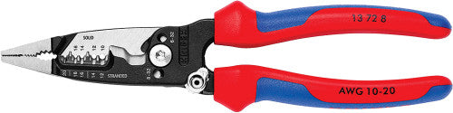 Knipex 13 72 8 8" FORGED WIRE CUTTER/STRIPPER – MULTIFUNCTION ELECTRICIAN PLIER - MPR Tools & Equipment