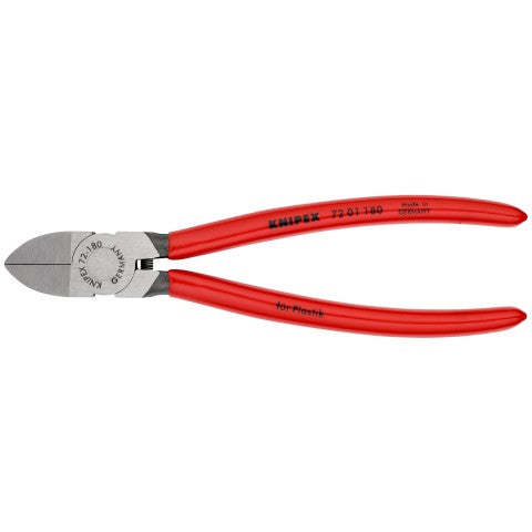 Knipex 72 01 180 Diagonal Flush Cutters For Plastics - MPR Tools & Equipment