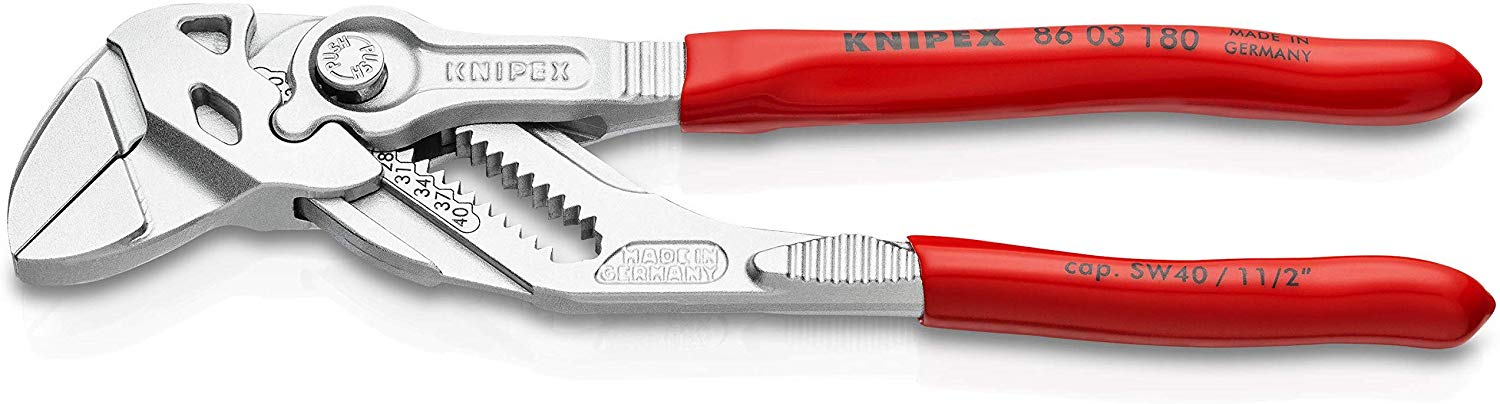 Knipex 8603180 7-Inch Pliers Wrench (86 03 180) - MPR Tools & Equipment