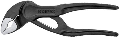 Knipex 87 00 100 4" COBRA XS WATER PUMP PLIERS WITH TEXTURED HANDLES, 1" CAPACITY, 11 ADJUSTMENTS - MPR Tools & Equipment