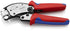 Knipex 97 53 18 Twistor16 Self-Adjusting Crimping Pliers for Wire end Sleeves with rotatable die Head Chrome Plated 240 mm, Red - MPR Tools & Equipment