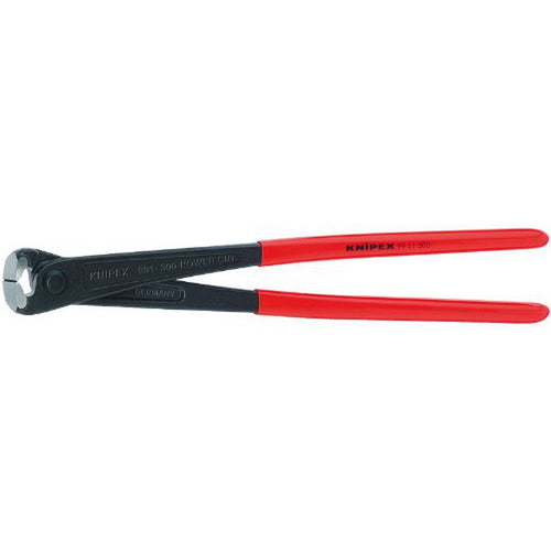 Knipex 99 11 300 High Leverage Concreters' Nippers, Plastic Coated - MPR Tools & Equipment