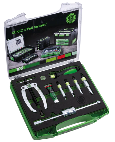 Kukko K-22-A Ball Bearing Extracting Set with Counter-Stay and Slide Hammer - MPR Tools & Equipment