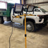 Alert Stamping LF240ST ProLite Twin LED Tripod Flood Light in use inside workshop with vehicles