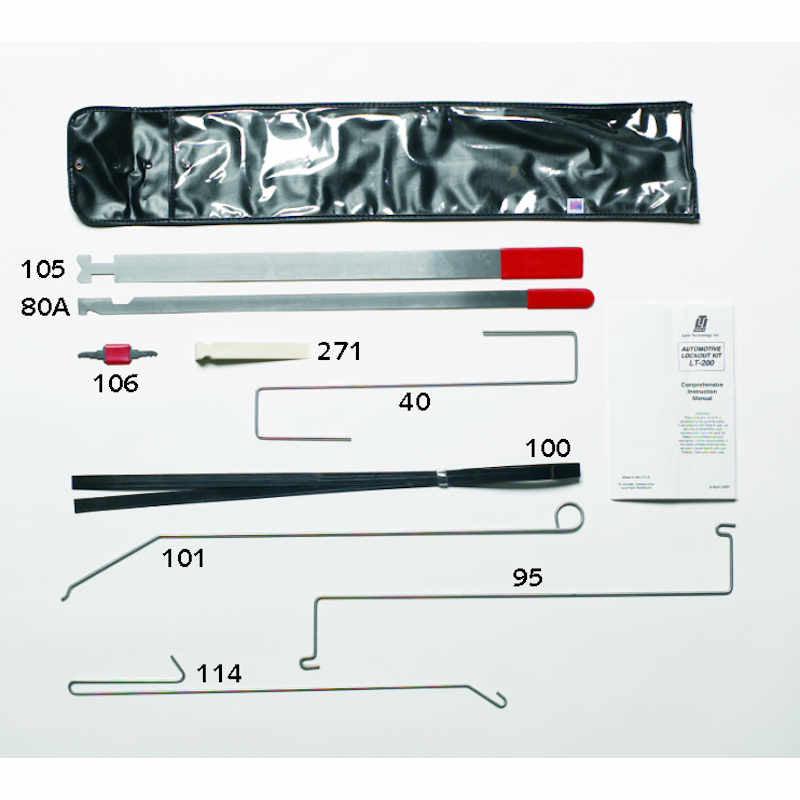 LTI Tools (Lock Technology) 200 Mini Master Automotive Lock Out Kit - MPR Tools & Equipment
