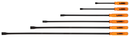 Lang Tools 853-6ST 6pc Pry Bar with Strike Cap Set - MPR Tools & Equipment