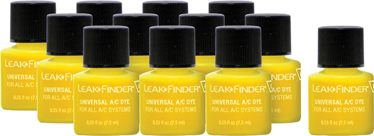 LeakFinder LF1025 DYE,AC,12X.25 OZ BOTTLES - MPR Tools & Equipment