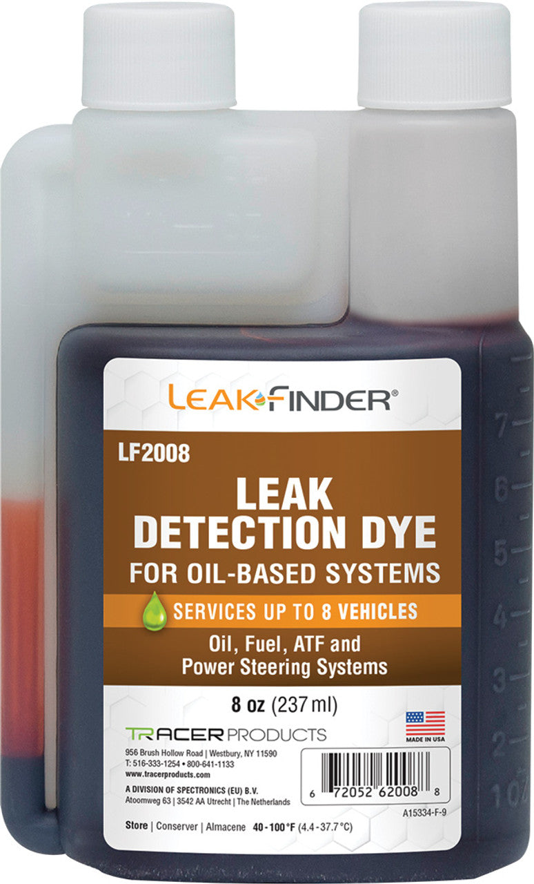 LeakFinder LF2008 DYE,OIL,1X8OZ - MPR Tools & Equipment