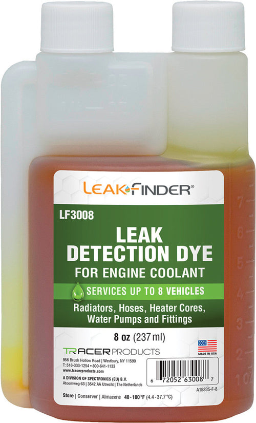 LeakFinder LF3008 DYE,COOLANT,1X8OZ - MPR Tools & Equipment