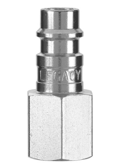 Legacy Manufacturing A53430FZ-X Flexzilla® Pro High Flow Plug, 1/4" FNPT, 1/4" Body, Bulk - MPR Tools & Equipment