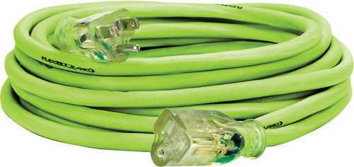 Legacy Manufacturing FZ512725 Flexzilla Pro Extension Cord, 14/3 AWG SJTW, 25', Outdoor, Lighted Plug - MPR Tools & Equipment