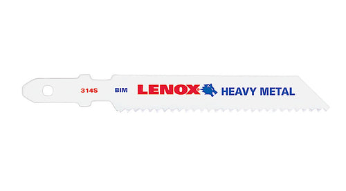 Lenox Tools 20301-BT314S 3-5/8" (92.1mm) 14 TPI Bi-metal Jig Saw Blade, T-shank, 2 Pack - MPR Tools & Equipment