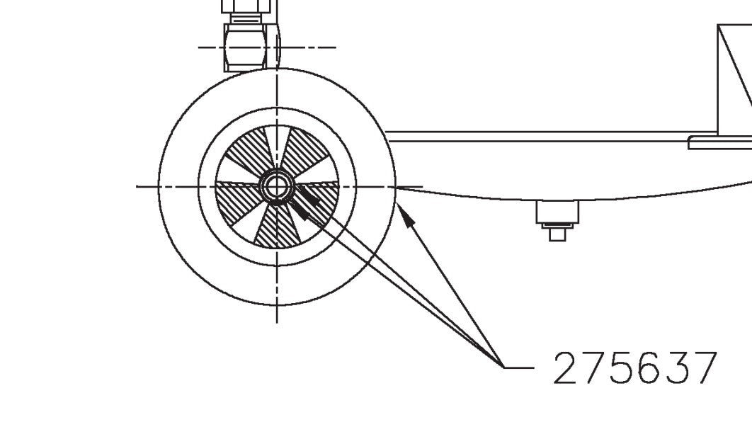 Lincoln Industrial 275637 Rear Wheel Kit For #3601 Fluid Drain Tank - MPR Tools & Equipment